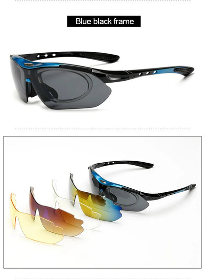 Cycling Sunglasses Sports Men Glasses Road Bicycle Glasses Mountain Bike Riding Protection Goggles Eyewear Women Sun Glasses