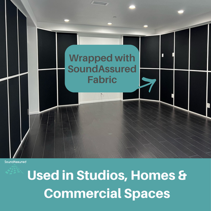 Dual Layer Acoustic Fabric for DIY Panels & Speakers
