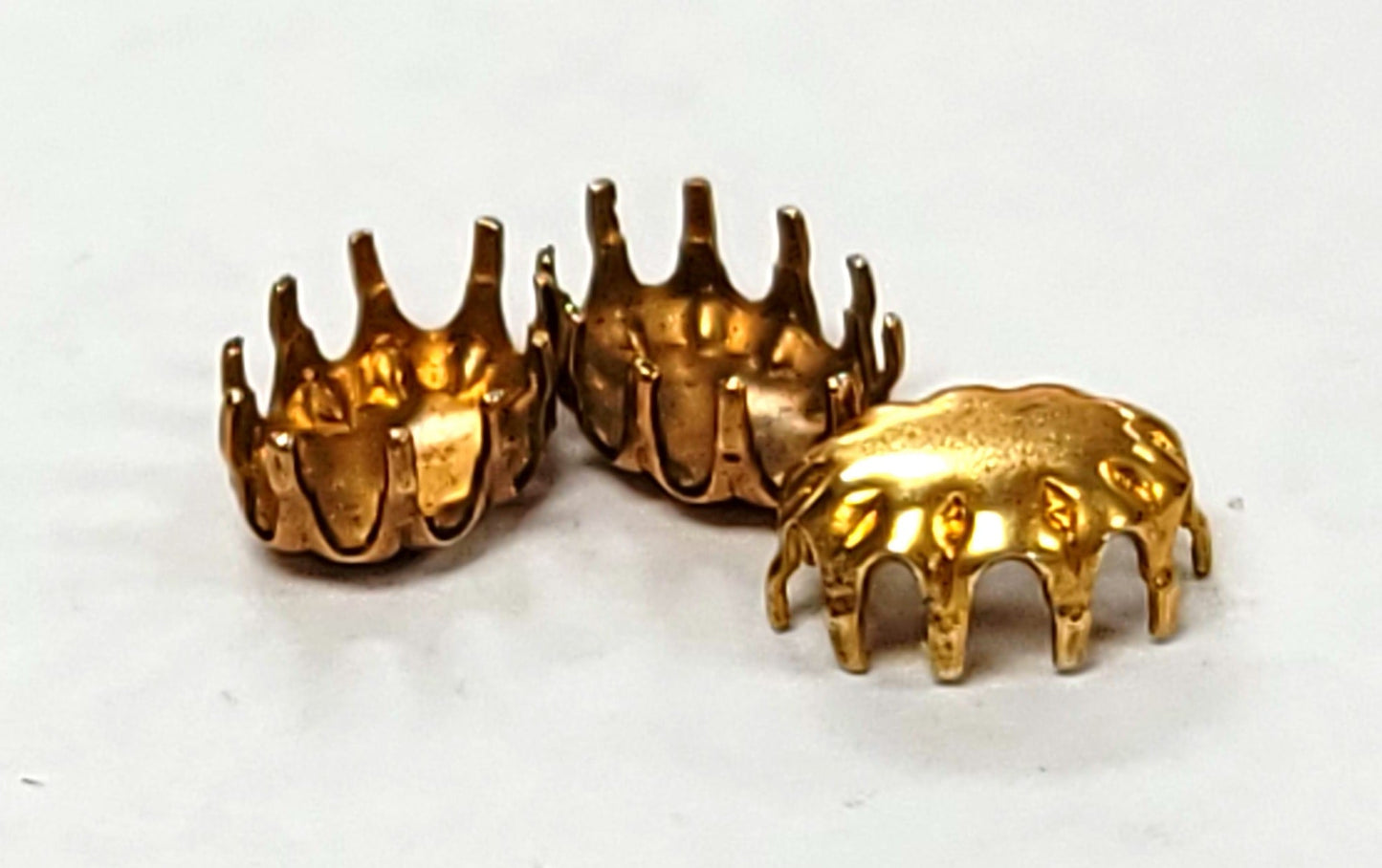 Brass Oval Bezels