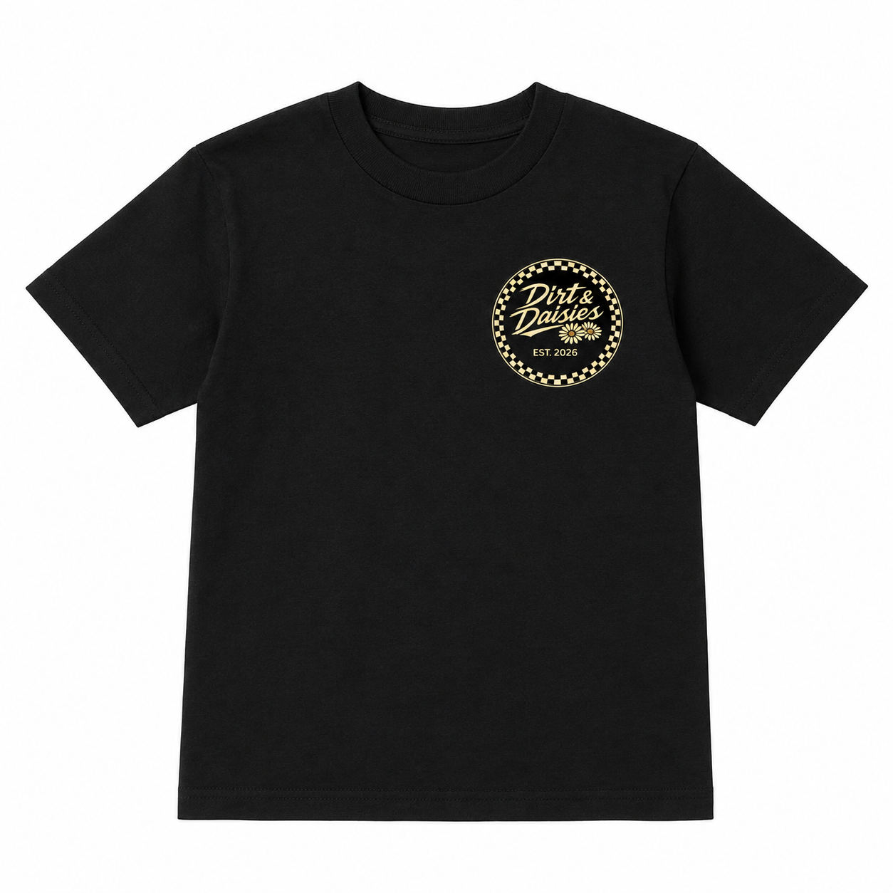 Will Tell Jokes For Dirtbike Funds - Black or White Tee