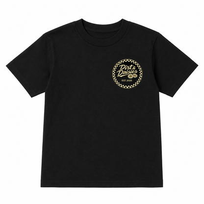 Will Tell Jokes For Dirtbike Funds - Black or White Tee