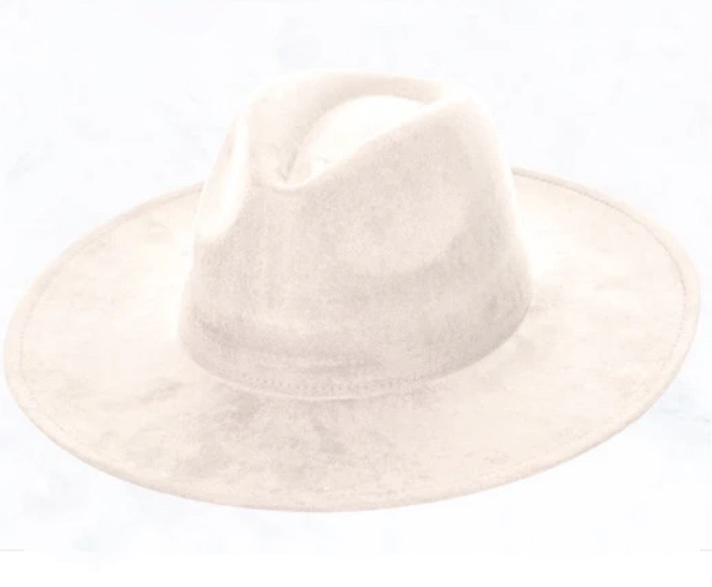 Wide Genuine Leather Brown Floral Hat Band w/ Turq 953q