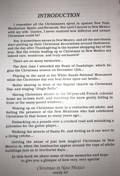 cookbook "Christmas In New Mexico"