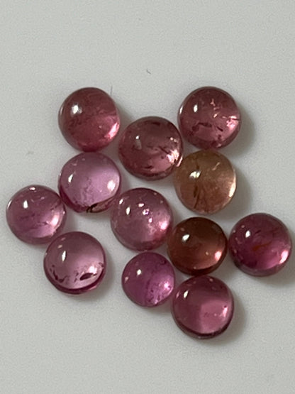 Tourmaline Round Cabochon 5mm