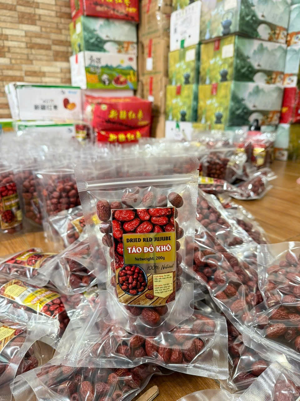 DRIED JUJUBE ( TÁO ĐỎ KHÔ ) 200GR