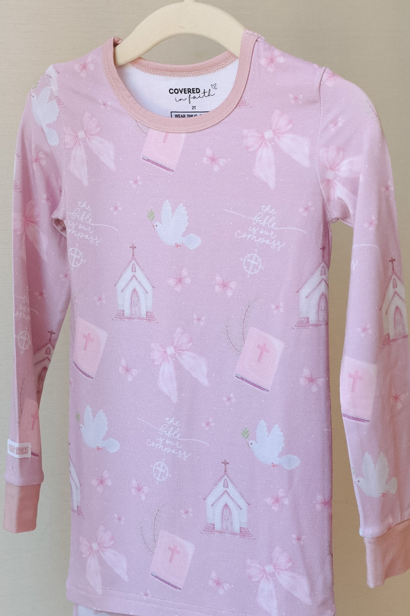 Bible is Our Compass Bamboo 2 Piece Pajama Set