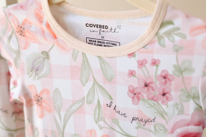 For This Child I Have Prayed Bamboo 2 Piece Pajama Set