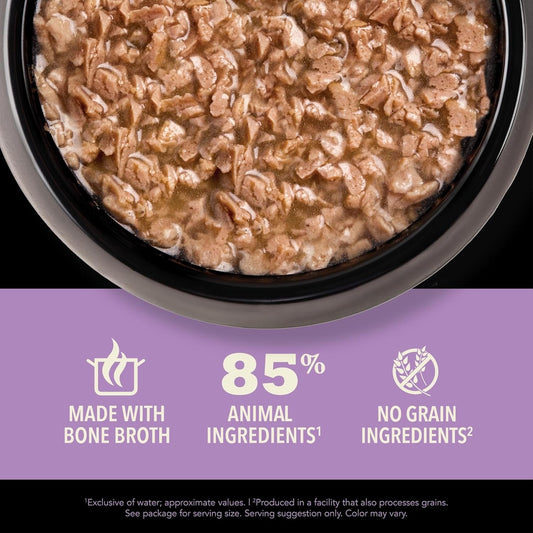 Acana Grain Free Chunks in Broth Kitten Chicken & Salmon Wet Cat Food (3oz)