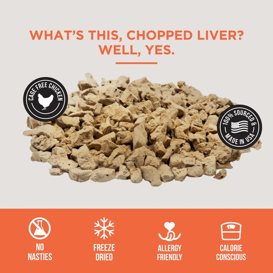 Natural Rapport The Only Freeze Dried Chicken Liver Dogs Need (4oz)