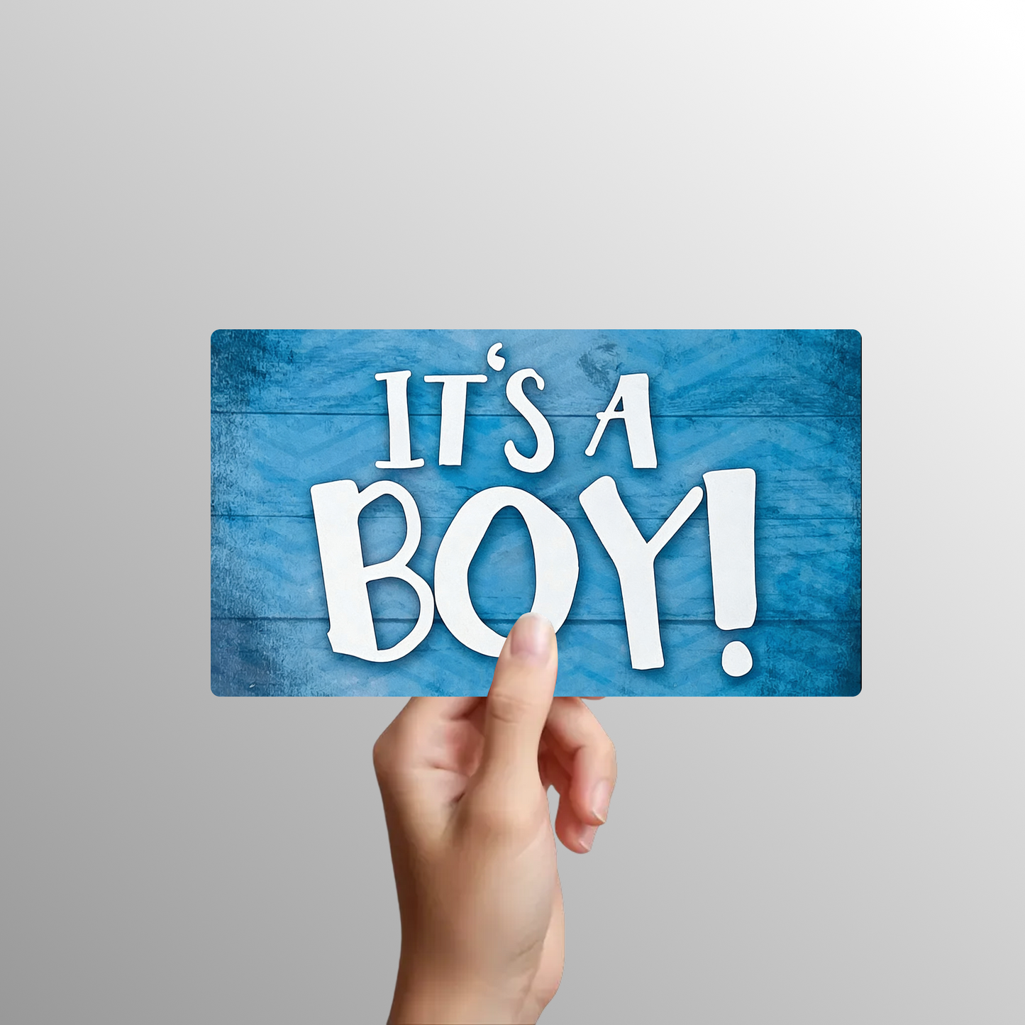 It's a Boy Photo Booth Props - 6 Double-Sided PVC Signs