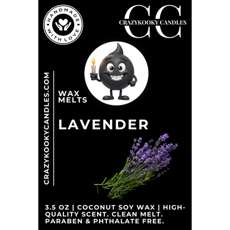 LAVENDER - Wax Melts, Scented Coconut Soy, 3.5oz