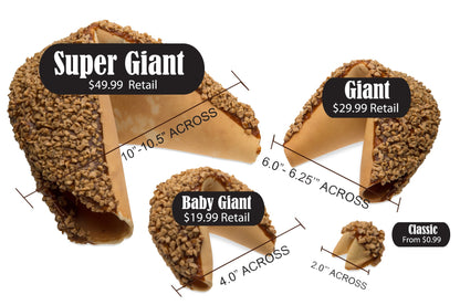 Pecan Lover's Giant Fortune Cookie