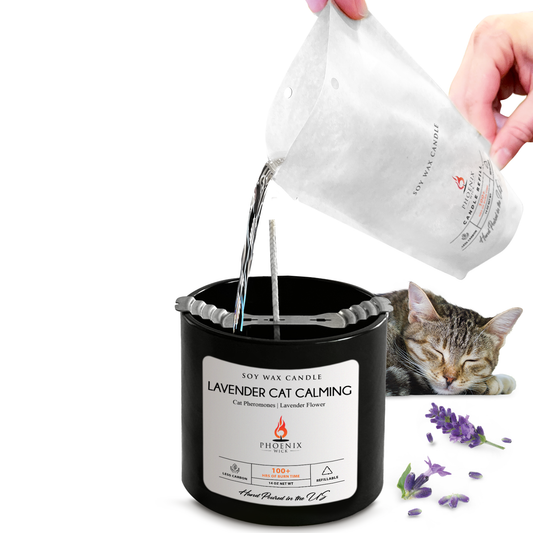 Cat Calming - Candle-Making Kit + Jar