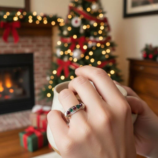 Limited Edition 2026 Silver Wire Wrapped Christmas Ring
