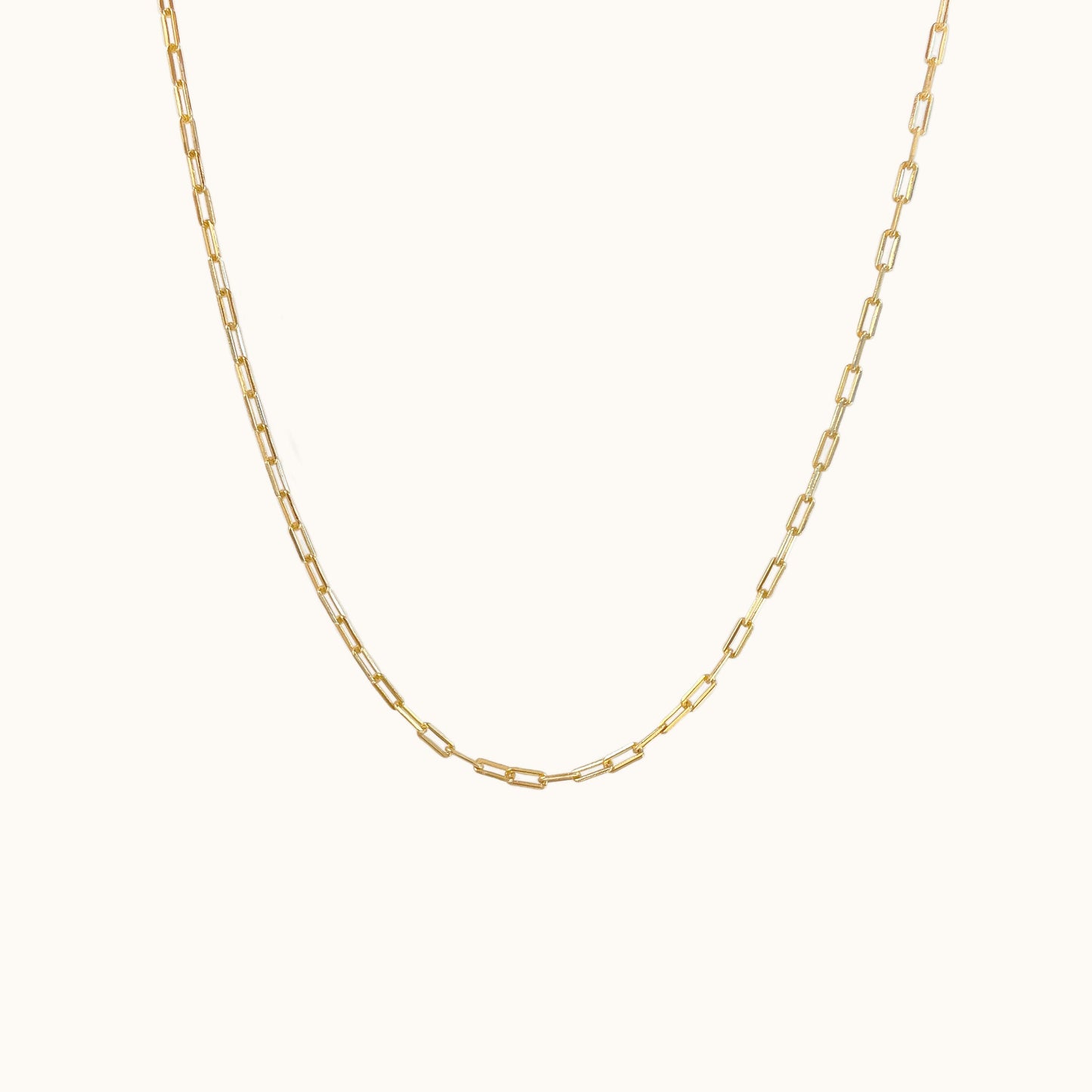 Paperclip Link Chain Necklace