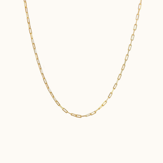 Paperclip Link Chain Necklace