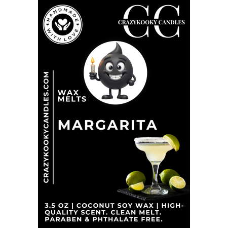 MARGARITA - Wax Melts, Scented Coconut Soy, 3.5oz