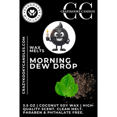 MORNING DEW DROP - Wax Melts, Scented Coconut Soy, 3.5oz