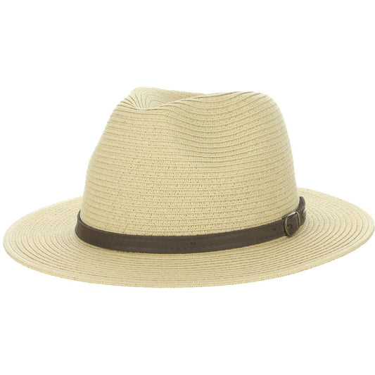 Scala Amazon Safari - UPF 50+ Straw Outback Fedora Hat