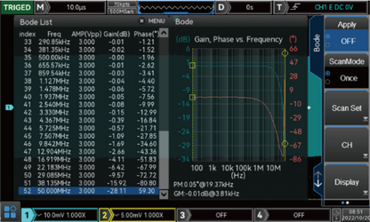 MSO2000-S-BODE Bode Plot Option for -S models