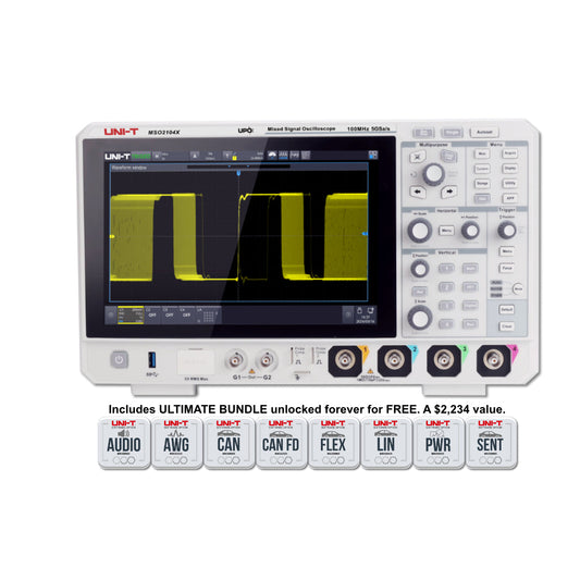 MSO2104X 100 MHz 4Ch Mixed Signal Oscilloscope