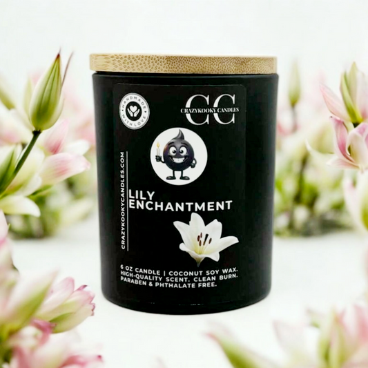 LILY ENCHANTMENT - Funny Candle, Scented Coconut Soy Candle, 6oz