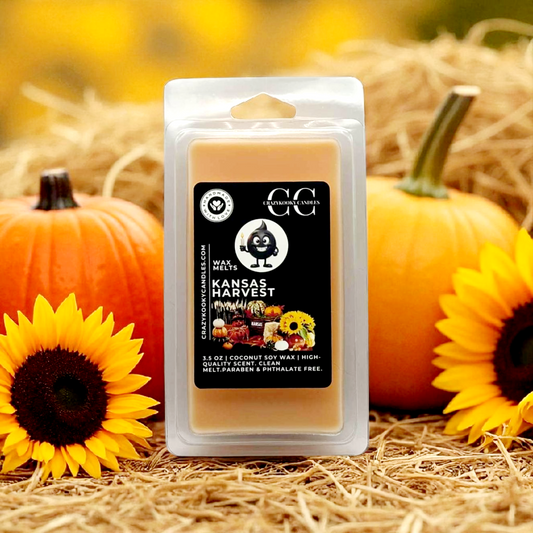 KANSAS HARVEST - Wax Melts, Scented Coconut Soy, 3.5oz