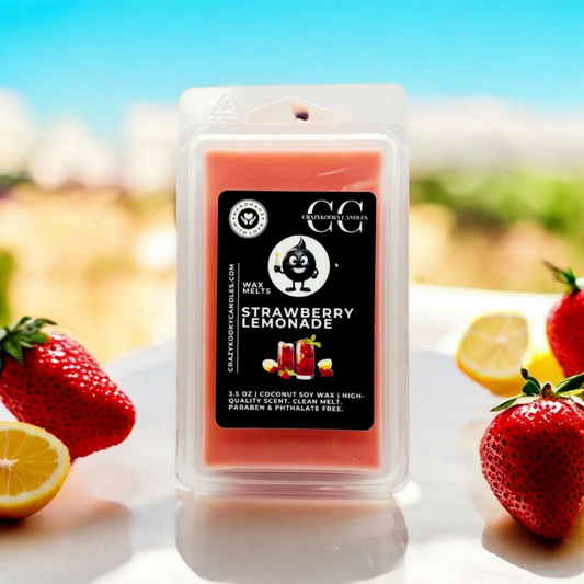 STRAWBERRY LEMONADE - Wax Melts, Scented Coconut Soy, 3.5oz