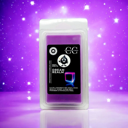 DREAM REALM - Wax Melts, Scented Coconut Soy, 3.5oz