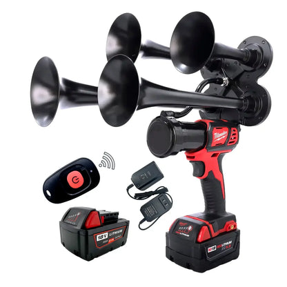 Train Horn for Milwaukee Batteries – Quad
