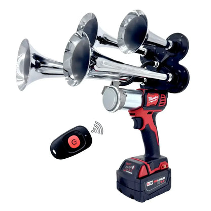 Train Horn for Milwaukee Batteries – Quad