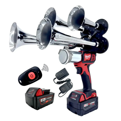 Train Horn for Milwaukee Batteries – Quad