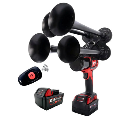 Train Horn for Milwaukee Batteries – Quad Pro