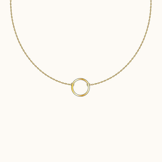 Dainty Circle Necklace