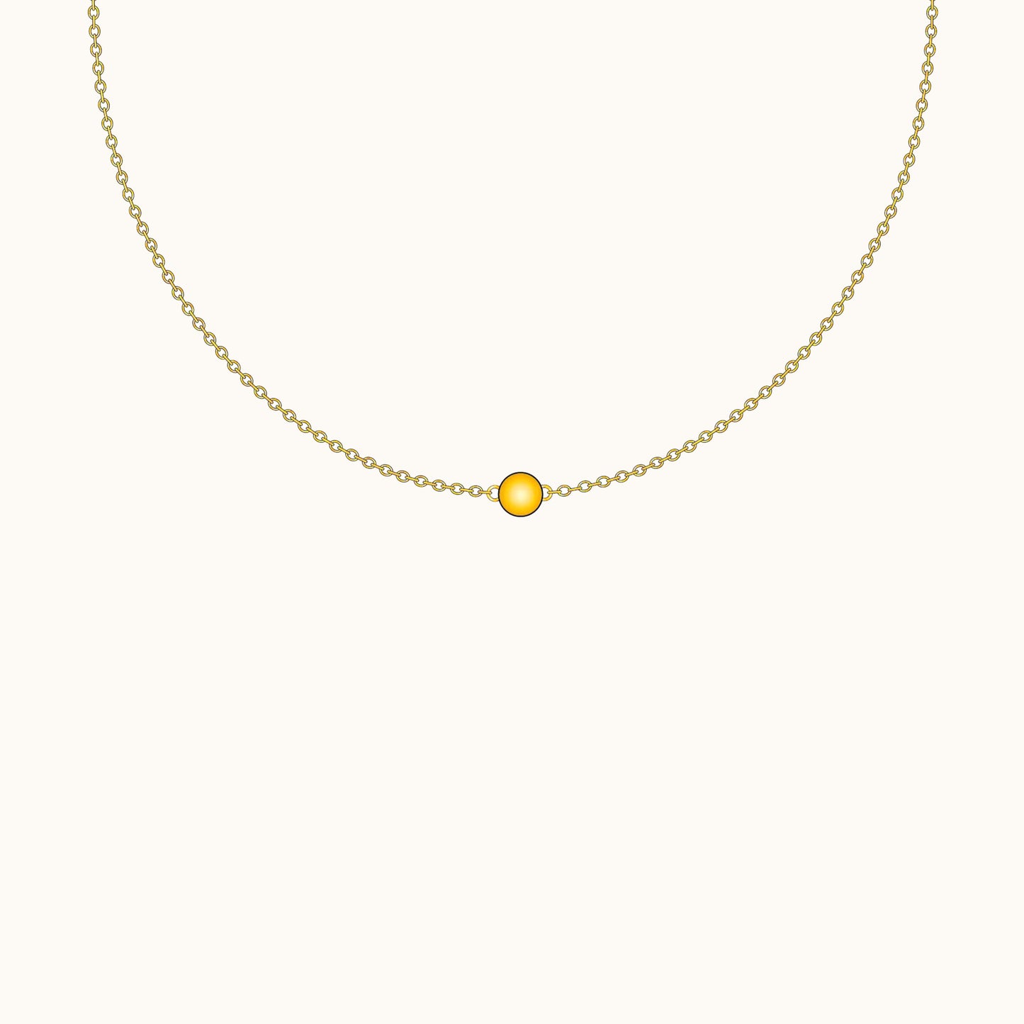 Dainty Ball Necklace