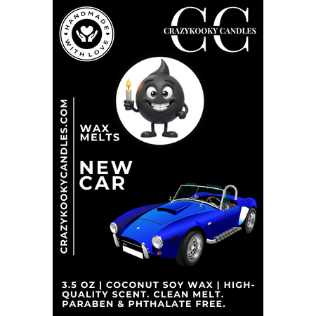 NEW CAR - Wax Melts, Scented Coconut Soy, 3.5oz