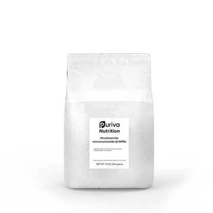 Pure NMN powder (Nicotinamide mononucleotide | β-NMN) NAD+ precursor, 454 grams (1 pound), Puriva Nutrition