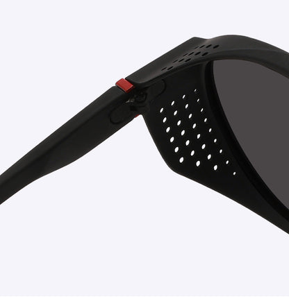 Round Polarized Sunglasses Steampunk Sun Glasses Sports Running Glasses for Fishing Driving for Men Women