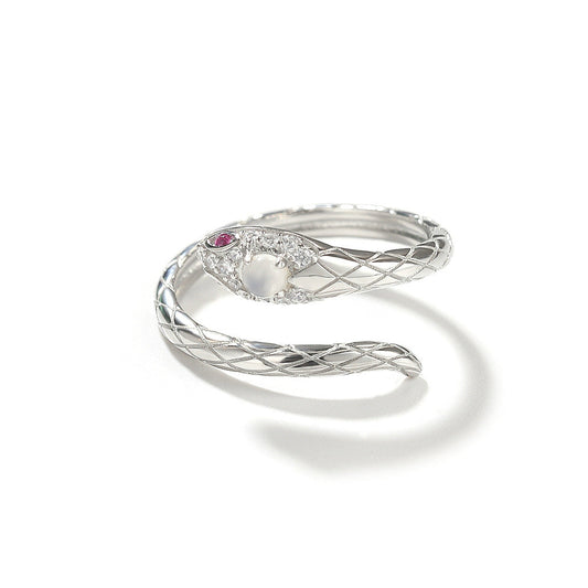 Zircon snake open ring