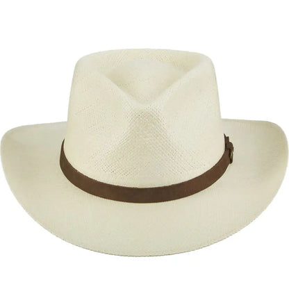 Scala Albuquerque - Genuine Panama Straw Fedora Hat