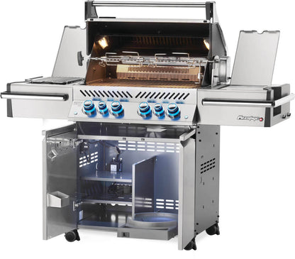 Patio Elegance Grill Prestige PRO 500 RSIB Gas Grill with Infrared Side and Rear Burners