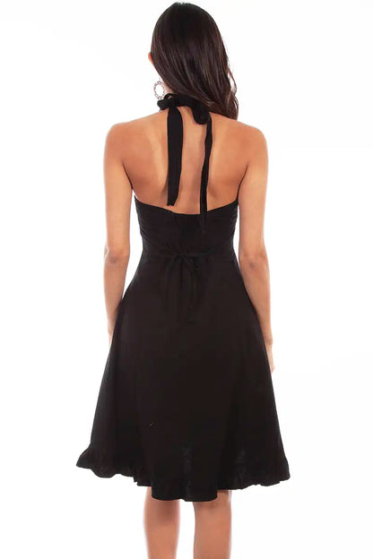 Scully Cantina Halter Top Dress (PSL-053) - Women's Sundress (Closeout)