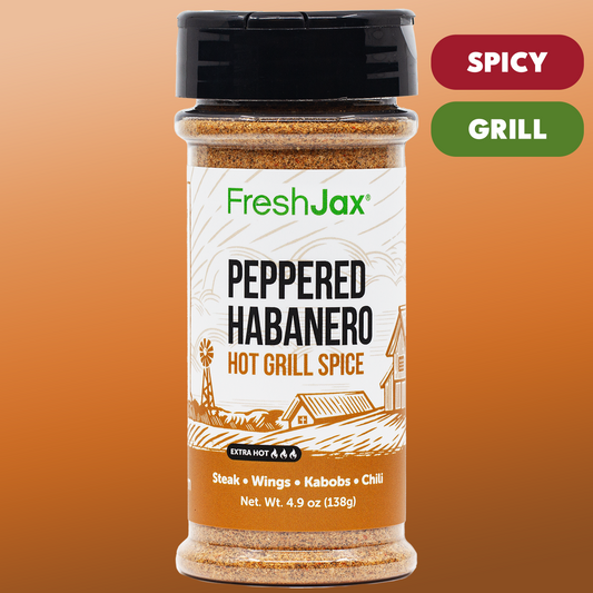 Peppered Habanero Hot Grill Spice – Low Sodium Fiery Blend