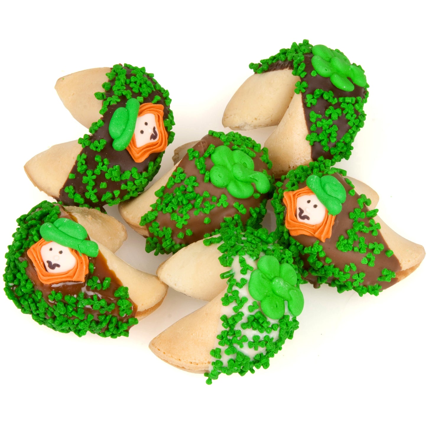 St. Patrick's Day Fortune Cookies Take Out Pail of 6