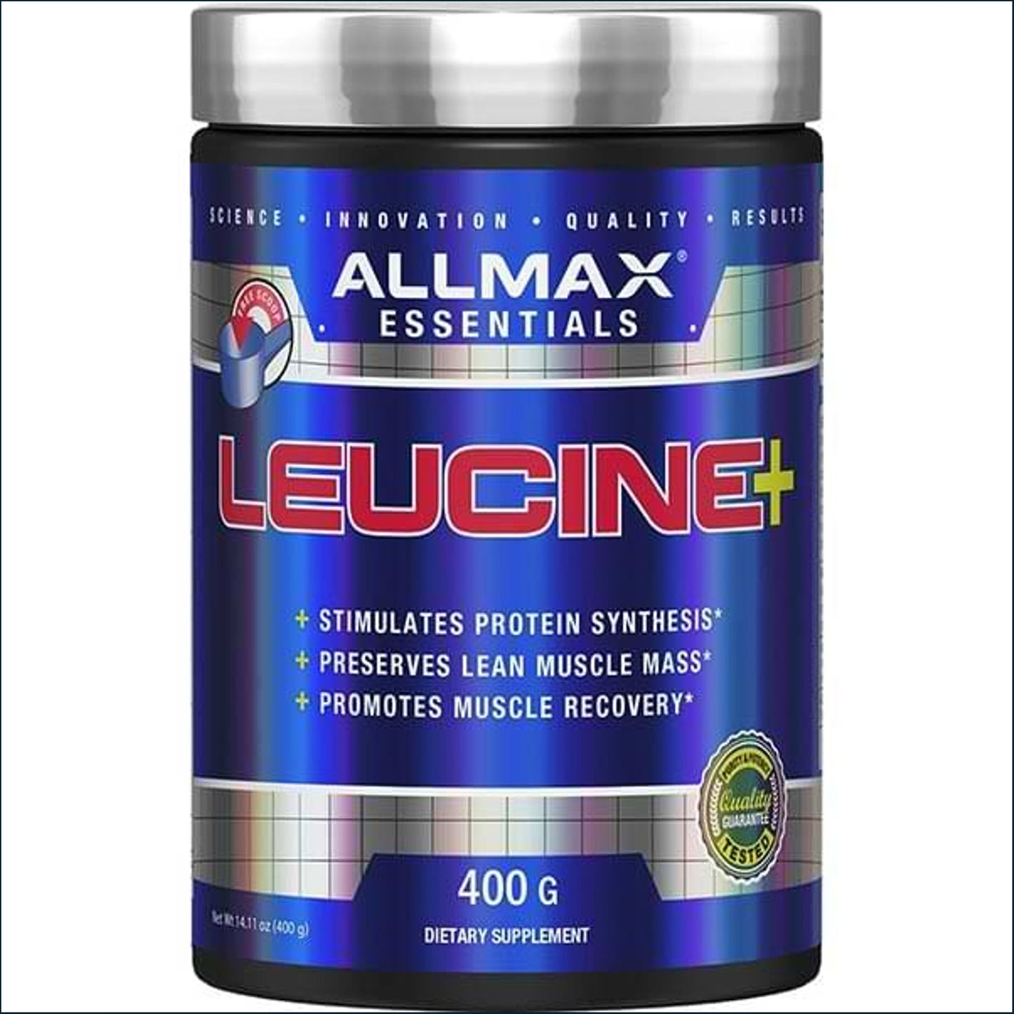 Allmax Leucine+, 400 Grams - 80 Serv