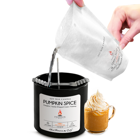 Pumpkin Spice - Candle-Making Kit + Jar