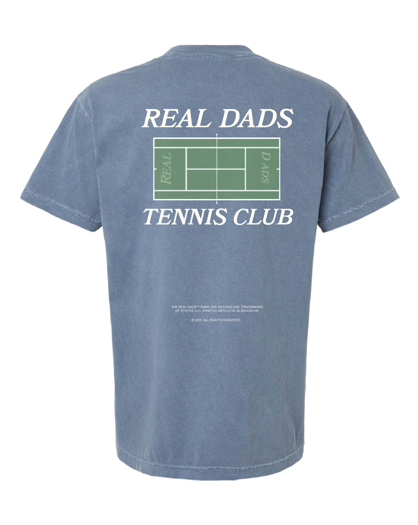 Real Dads Tennis Club Original T-Shirt — Faded Navy (Final Sale)