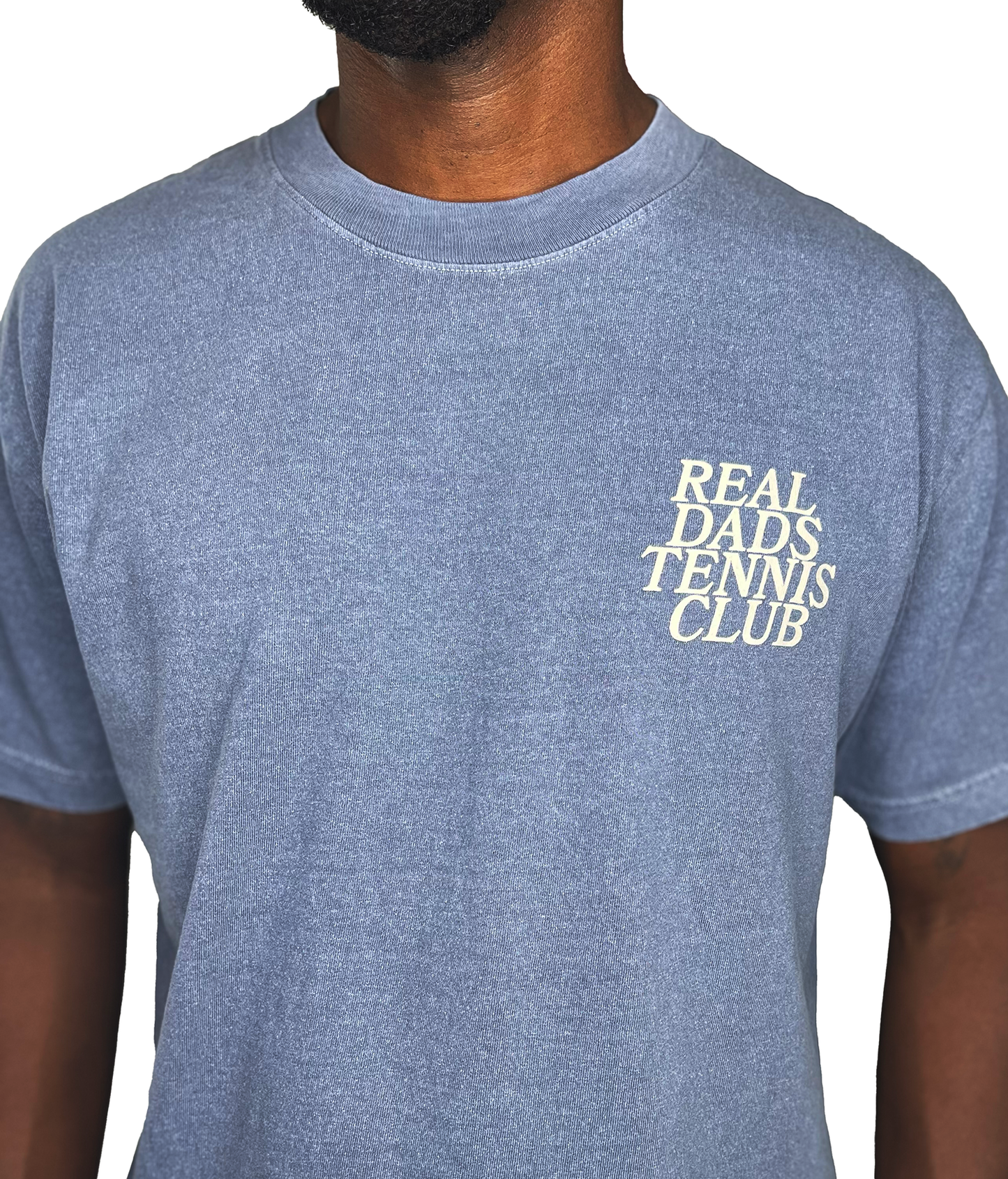 Real Dads Tennis Club Original T-Shirt — Faded Navy (Final Sale)