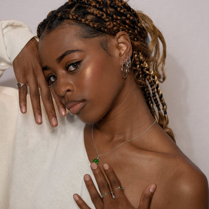 Sterling Silver Classic Hoop Earrings