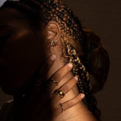 X Stud Earrings